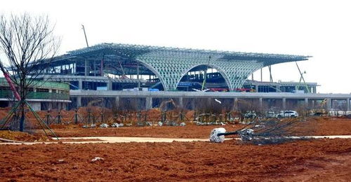 最新進展 益陽高鐵南站站房及配套工程全面進入最后沖刺階段